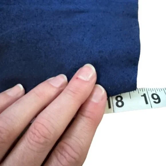 Aritzia Babaton Draped Trench Coat Blue - Picture 8 of 8